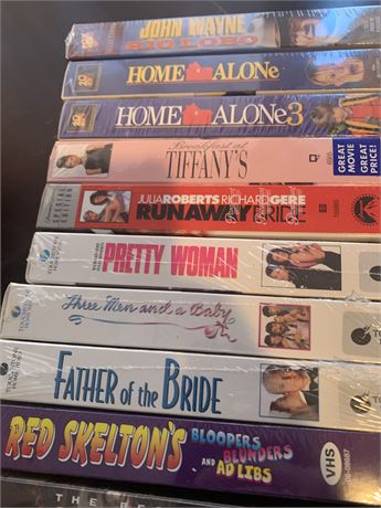 VHS Tape Lot (Some New/Sealed)