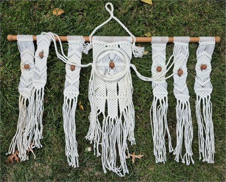 Macrame Yard Decor
