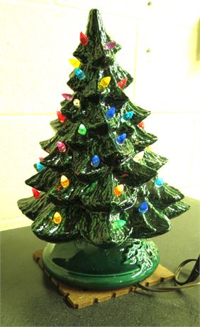 Lighted Ceramic Christmas Tree