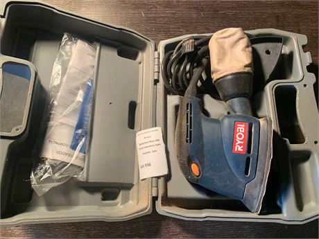 Ryobi CFS1502 Compact Finish Corner Cat Sander In Carrying Case