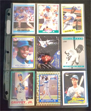 Ken Griffey Jr. Sleeve of Cards