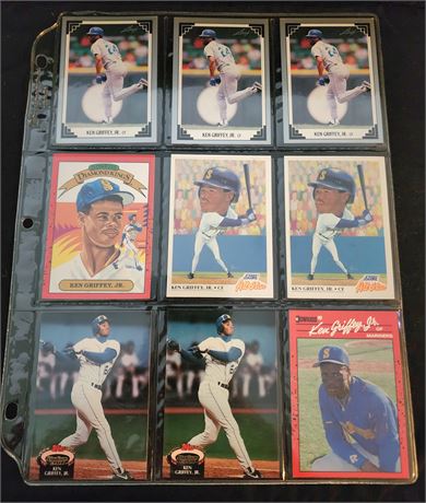 Ken Griffey Jr. Sleeve of Cards