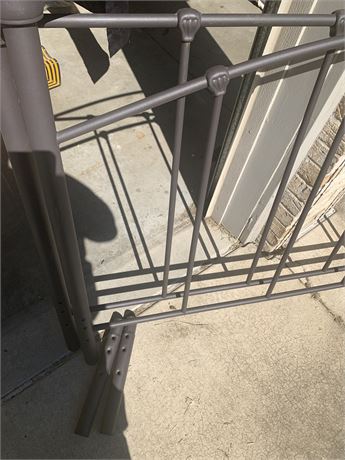 Full Size Metal Bed Frame - Headboard & Footboard
