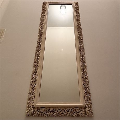 Shabby Chic Full Length Decorative Wall Mirror - 17.5 x 50"T