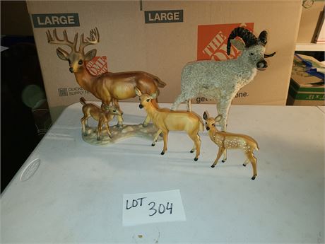 Antique Longhorn Sheep / Breyer Deer Family & More