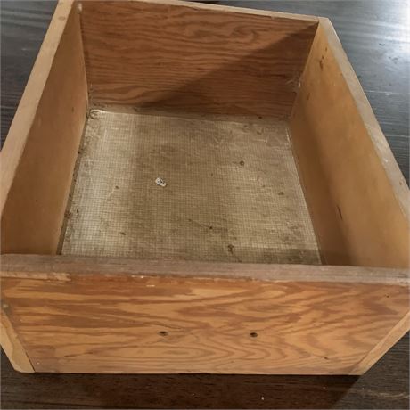 Unfinished Wood Galley Drawer/Storage Crate