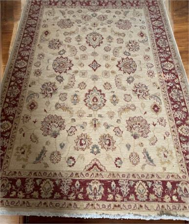 Koreastan Oriental-Style Wool/Cotton Area Rug