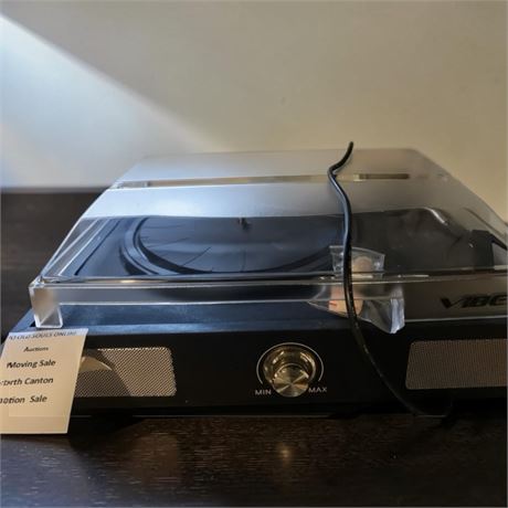 Vibe Sound USB Turntable W/Built-in Speakers (Model VS-2002-SPK)