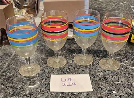 Fiesta Stem Beverage Glasses