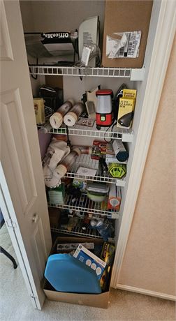 Closet Cleanout: Irons / Fan / Liner / Light Bulbs & More