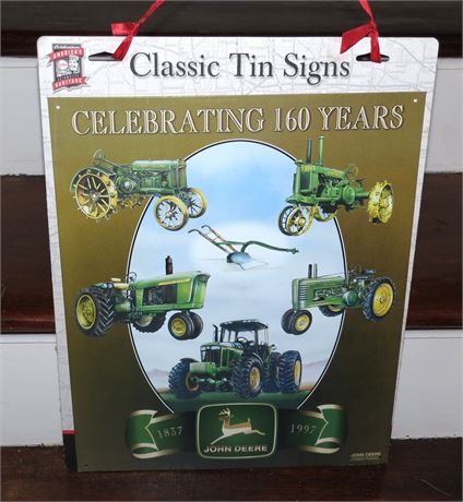 John Deere Tin Sign