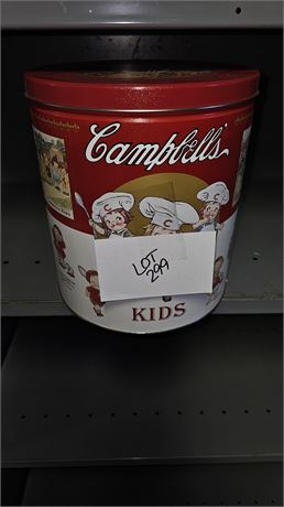 Reproduction Campbell's Soup Party Pac Popcorn Tin