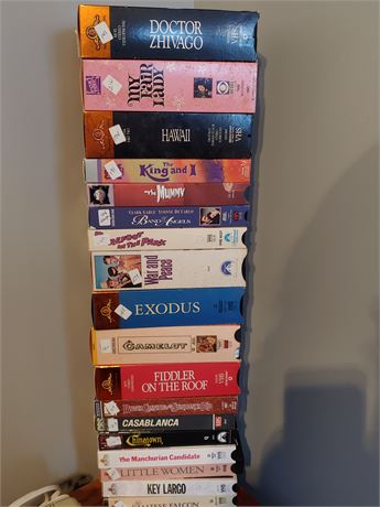 VHS~ Vintage Movies Lot