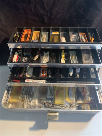 Umco 175A Fishing Tackle Box Loaded with Tackle