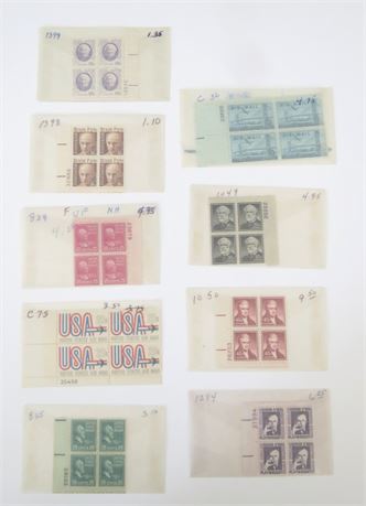 Mixed Stamps: 20, 25, 18, 16 ,30, 40 Cent Stamps