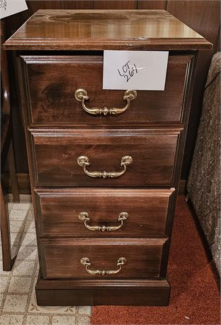 Wood File Cabinet