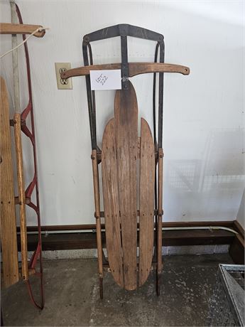 Vintage Wood Sled