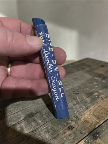The Art Crayon Co. Inc. No. 5903 S Hard Blue Lumber Crayon Lot