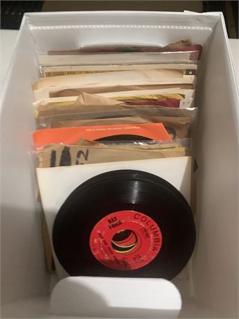 Lot of 45 Records - Country Music