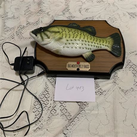 Big Mouth Billy Bass Singing Animated Fish Wall Plaque Decoration