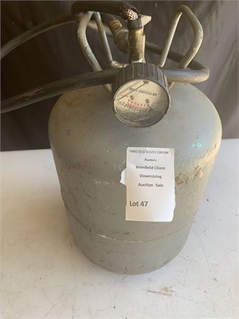 Metal Air Tank With Gauge