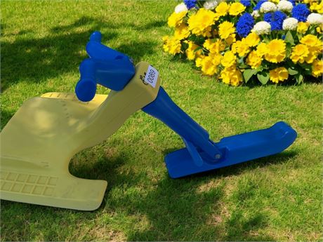 Vintage Sweco Big Ski Plastic Roll Up Children's Sled