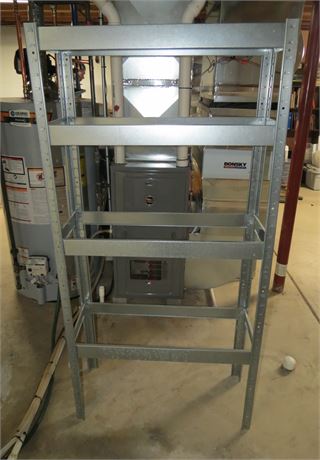 Aluminum Shelf Frame (No Shelves)