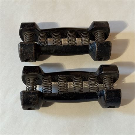 Antique Spring Grip Dumbbells