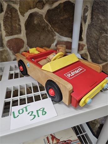 Playskool Wood & Plastic Toy Car