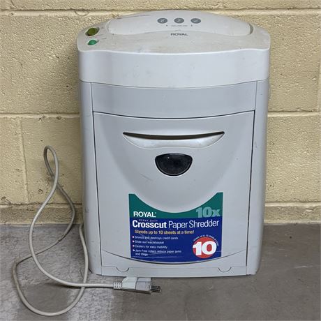 Royal Cross Cut Paper Shredder