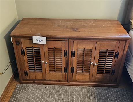 Vintage Wood Storage Cabinet