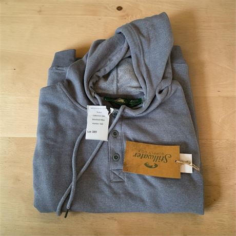 Stillwater Supply Co. Gray Pullover Sweater Hoodie W/Kangaroo Pocket (L) NEW