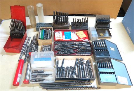 Large Lot of Drill Bits