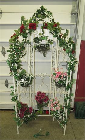Trellis, Artificial Flowers