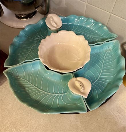 Mid Century Lazy Susan Set