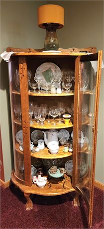 Cabinet Contents: Crystal, China, Glassware