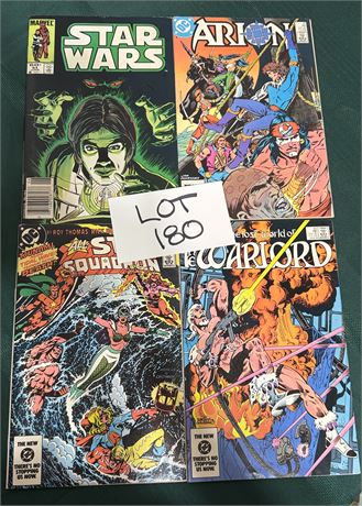 Comic Book Lot- Star Wars, The Wariord, All Star Squadron, Arion