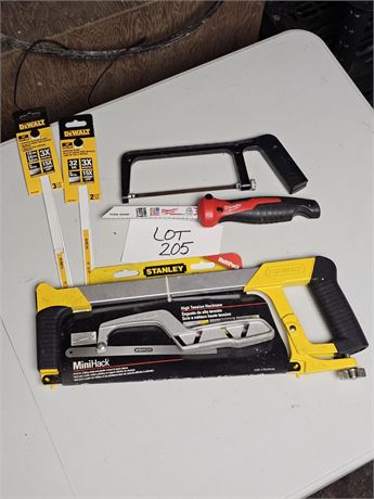Stanley Mini Hack, Dewalt Blades, Milwaukee Blade