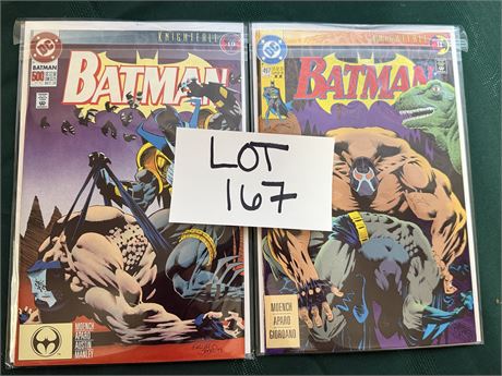 Comic Book Lot- DC Batman Knightfall Comic Book Lot of 2