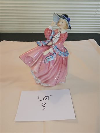 Royal Doulton "Top O The Hill" Lady Figurine