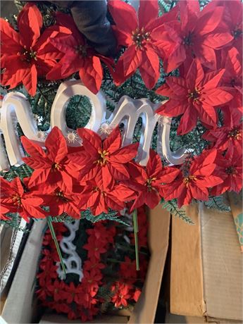 Artificial Wildflower Bouquets & Ground Poinsettia Flower Arrangements & More