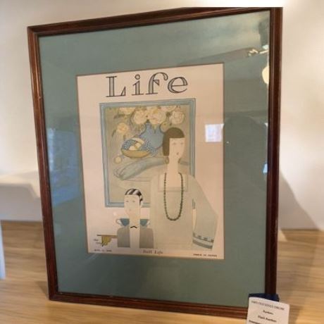 Framed Life Magazine, June 11, 1925, Cover Art "Still Life" by Rea Irwin