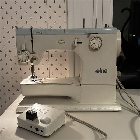 Vintage Elna Sewing Machine