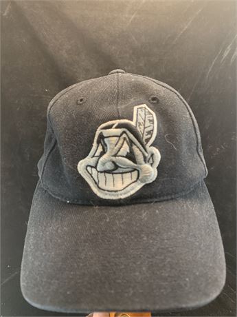 Vintage Wahoo Logo Cleveland Indians Baseball Athletic Baseball Cap Or Hat