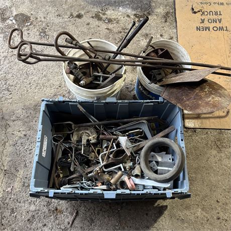 Large Mixed Metal Scrap Lot (Steel, Brass, Aluminum, Etc)