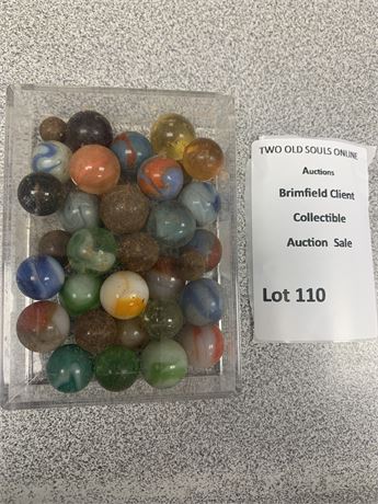 Vintage Glass Marbles Lot