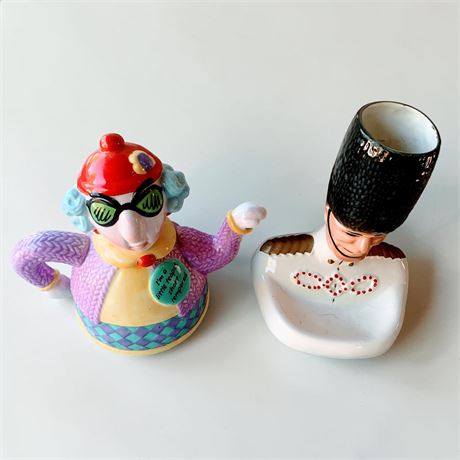 Hallmark Maxine Short Tempered Teapot & Royal Guard Valet Shields Fifth Ave NY