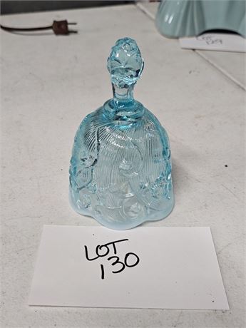 Fenton Blue "Lily Of The Valley" Bell