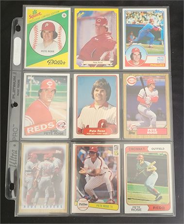 Pete Rose Sleeve of Cards