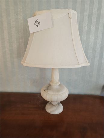 Vintage Carved Marble Lamp